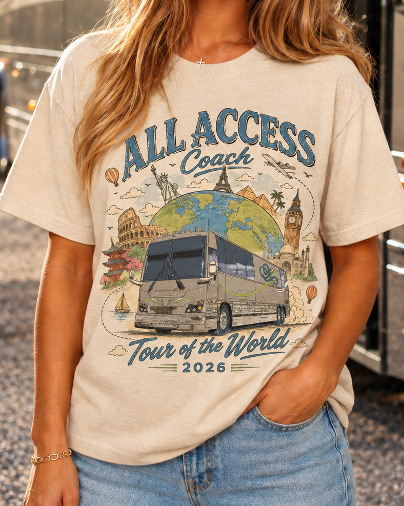 All Access Globe - Tour of the World Tee